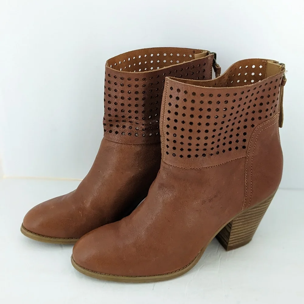 Nine west leather ankle boots